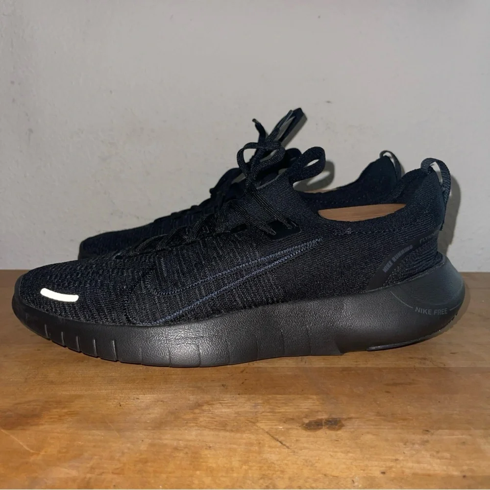 Nike Free RN NN Road Running Shoes Sneakers Black nby FB1276-001 Mens Size 11 - Picture 2 of 10